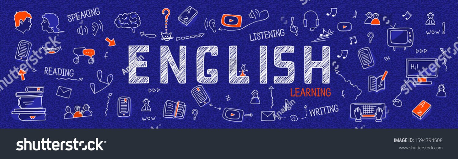 stock-vector-internet-banner-about-learning-english-language-white-outline-icons-symbols-signs-on-blue-1594794508